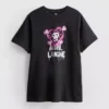 Avril Lavigne grafisk bomuldst-shirt