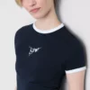 Baby-T-shirt i bomuld med grafisk print
