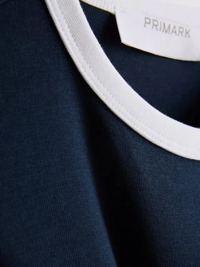 Baby-T-shirt i bomuld med grafisk print