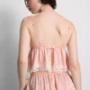Babydoll-bralette i satin og blonder til brud