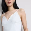 Babydoll-cami-top med V-udskæring