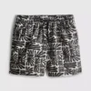 Badeshorts med abstrakt print
