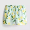 Badeshorts med citronprint
