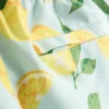 Badeshorts med citronprint
