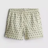 Badeshorts med palme-struktur