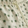 Badeshorts med palme-struktur