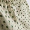 Badeshorts med palme-struktur