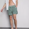 Badeshorts med striber i liggestolsstil