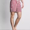 Badeshorts med striber i liggestolsstil