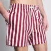 Badeshorts med striber i liggestolsstil