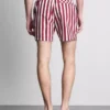 Badeshorts med striber i liggestolsstil