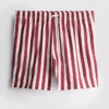 Badeshorts med striber i liggestolsstil