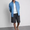 Baggy denimshorts med mellemhøj talje