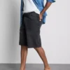 Baggy denimshorts med mellemhøj talje
