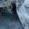Baggy denimshorts med mellemhøj talje