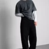 Baggy jeans med mellemhøj talje