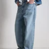 Baggy jeans med mellemhøj talje