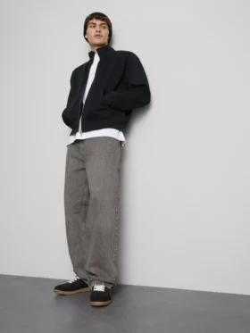 Baggy jeans med mellemhøj talje