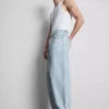 Baggy jeans med mellemhøj talje