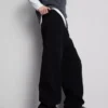 Baggy jeans med mellemhøj talje