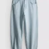Baggy jeans med mellemhøj talje