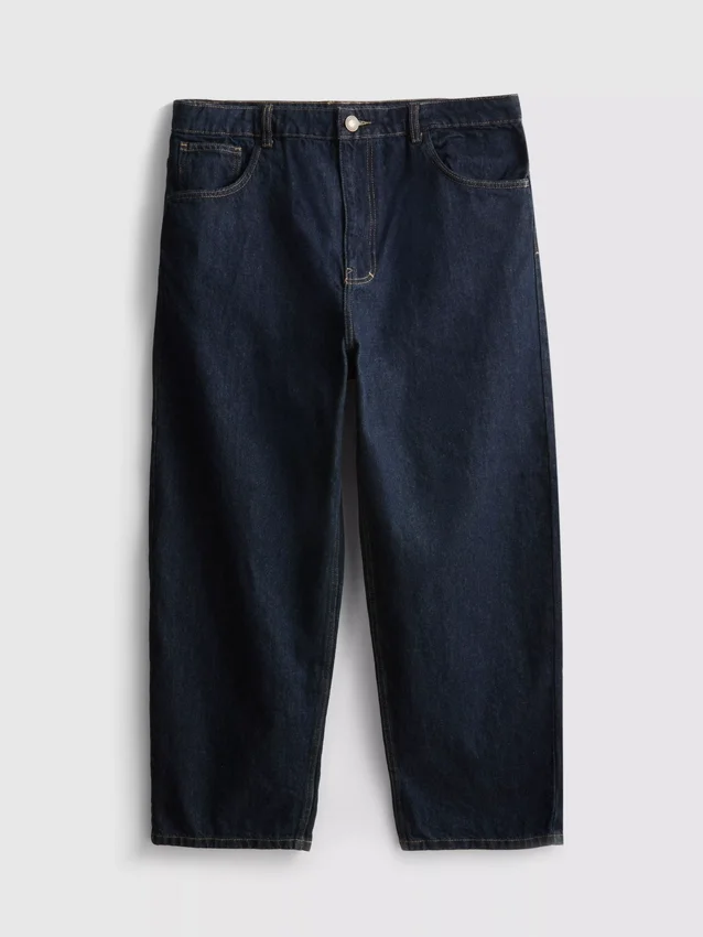 Baggy jeans med mellemhøj talje