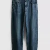 Baggy jeans med mellemhøj talje