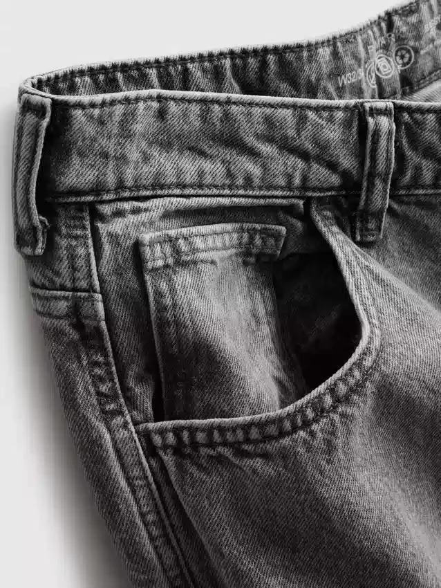 Baggy jeans med mellemhøj talje