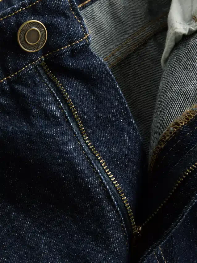 Baggy jeans med mellemhøj talje