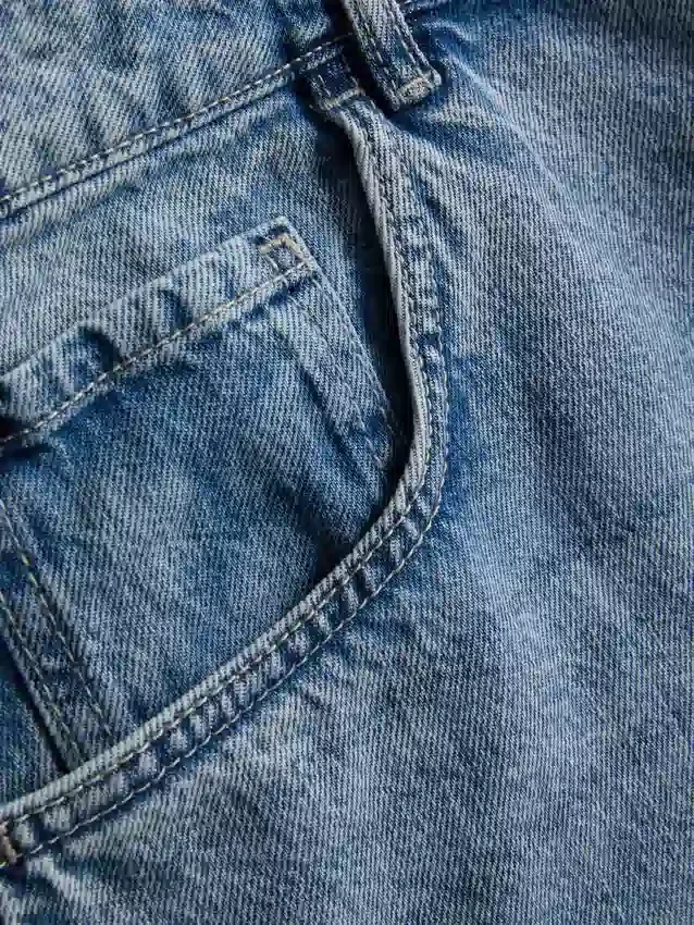 Baggy jeans med mellemhøj talje