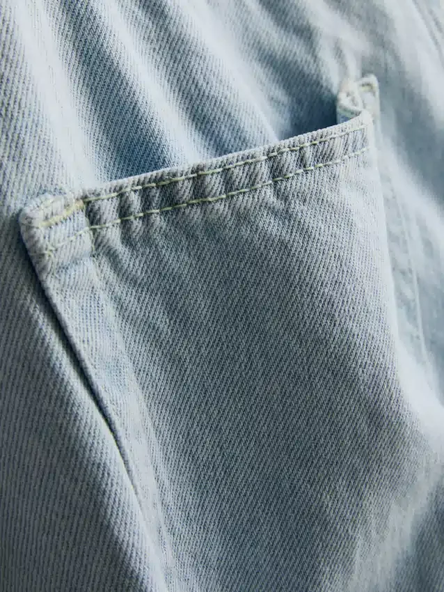 Baggy jeans med mellemhøj talje