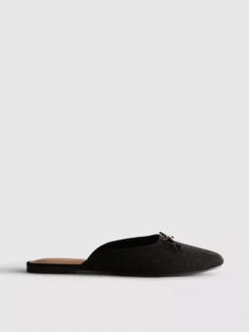 Ballerina-sandaler med sløjfedetalje