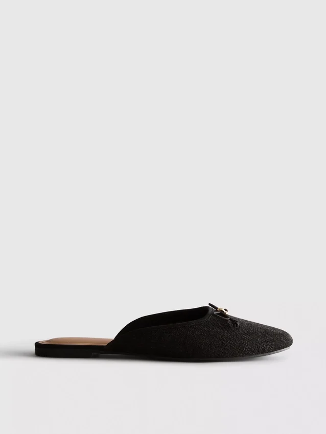 Ballerina-sandaler med sløjfedetalje