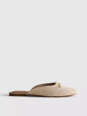 Ballerina-sandaler med sløjfedetalje