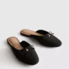 Ballerina-sandaler med sløjfedetalje