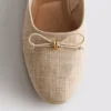 Ballerina-sandaler med sløjfedetalje