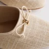 Ballerina-sandaler med sløjfedetalje