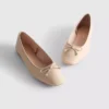 Ballerinasko i imiteret læder