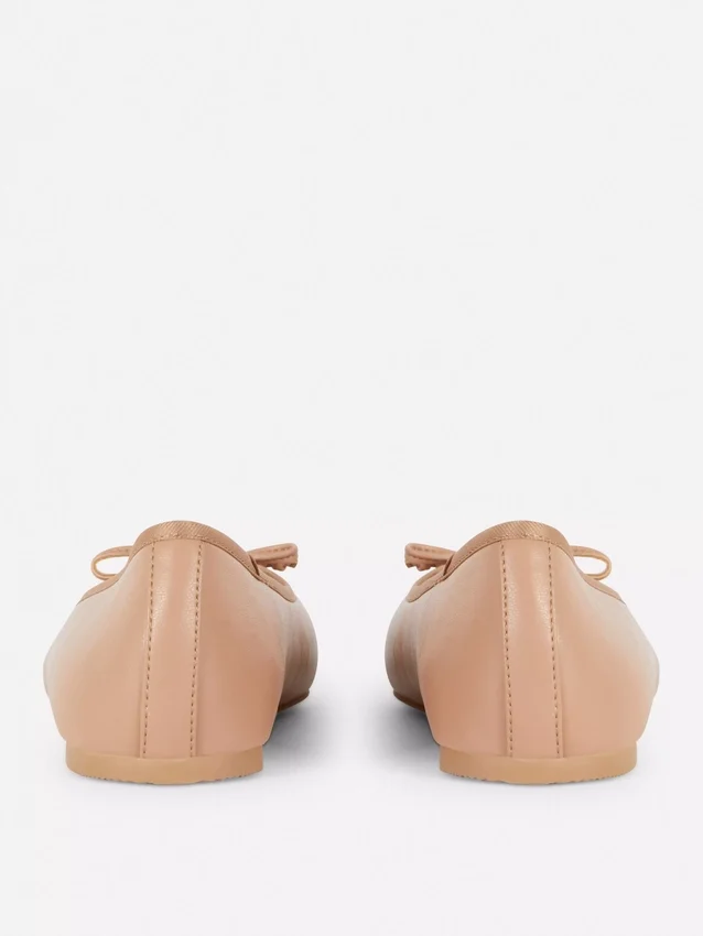 Ballerinasko med sløjfe