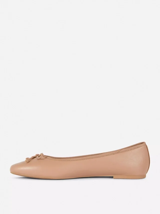 Ballerinasko med sløjfe