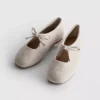 Ballerinasko med sløjfedetalje