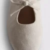 Ballerinasko med sløjfedetalje
