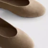 Balletflade sko med rem bagpå