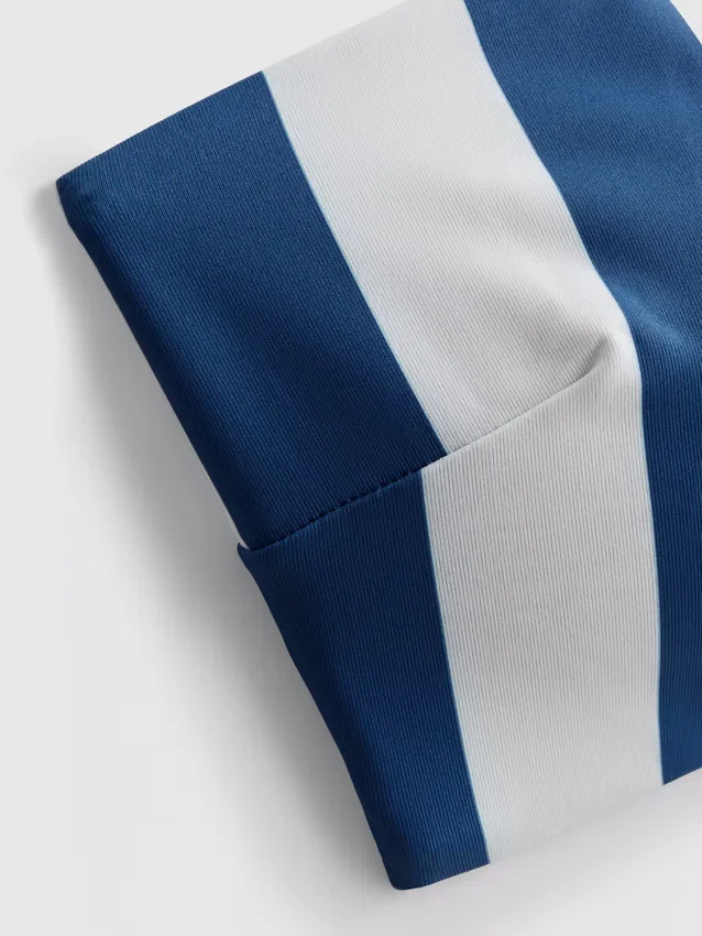 Bandeau-bikinitop med print