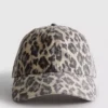 Baseballkasket med leopardmønster