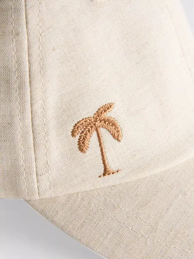 Baseballkasket med palme