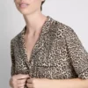 Bedrukt kort pyjamasser i boyfriend-stil