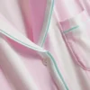 Bedrukt kort pyjamasser i boyfriend-stil