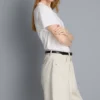 Bermudashorts i bomuldsdenim