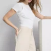 Bermudashorts i bomuldsdenim